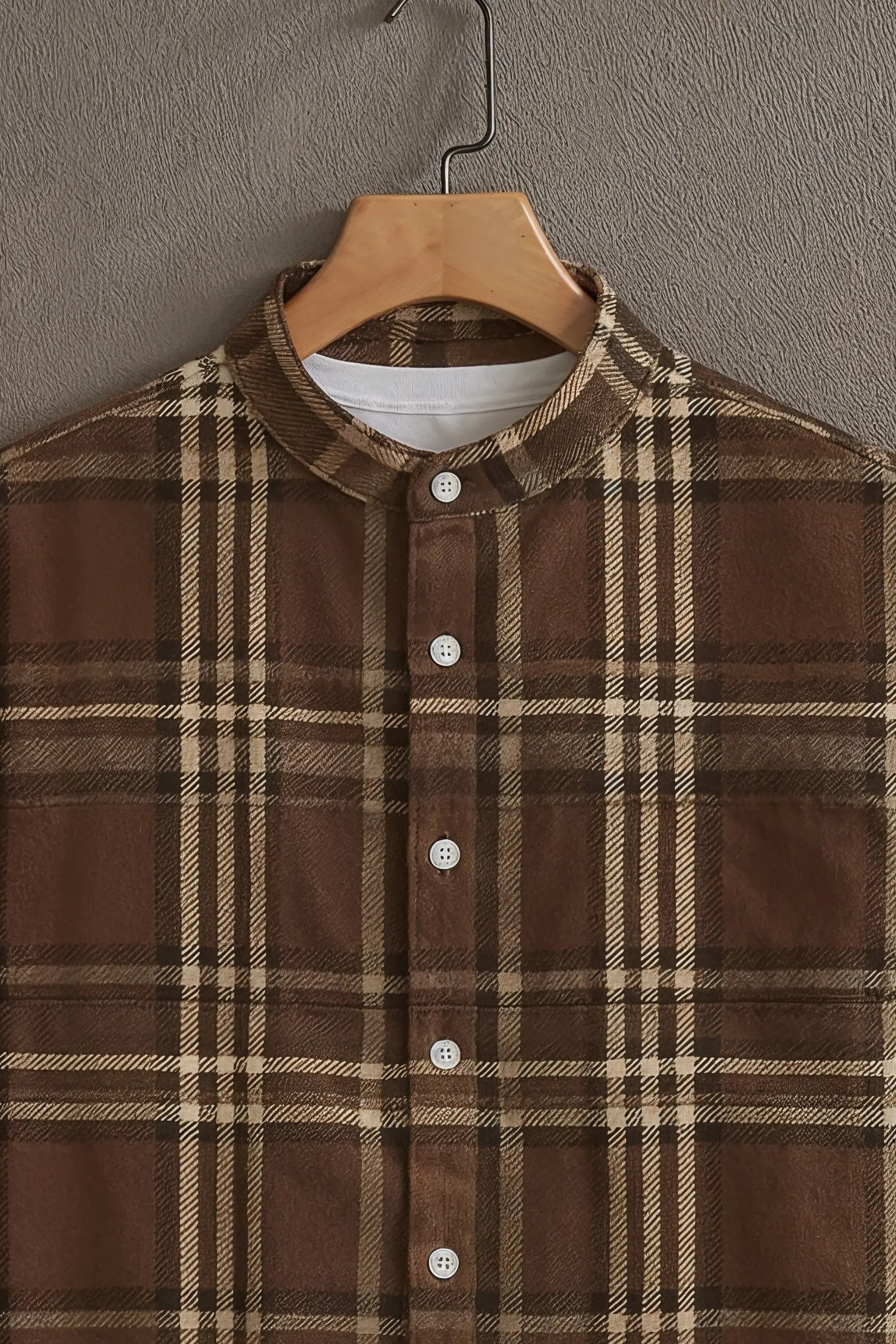 Soulbox Brown Casual Shirt with Classic Check Print